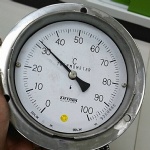 Pressure type temperature gauge THYODA HYODA A4-GT-S 93C0885  JAPAN
